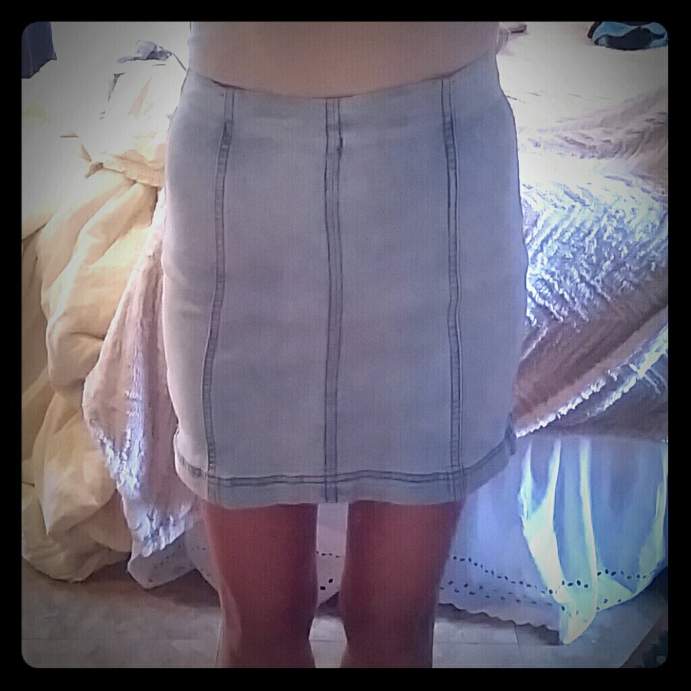 Free People Jean skirt, denim, NWOT